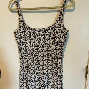 Stretch Knit DVF Chic Flower dress